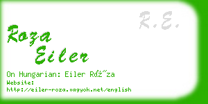 roza eiler business card